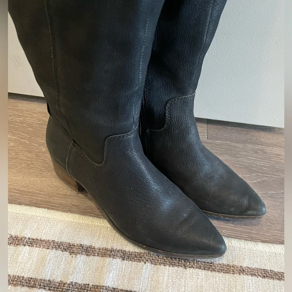Women’s Black Over-the-Knee Boots - Classic Riding Style